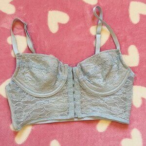 Forever 21 sky blue lace bralette size M